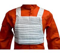 OEM X-Wing Rebel Fighter Pilot Gilet Flak Blanc Seulement Costumes Star Wars (XL)