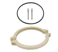 OemClima Bride de Serrage Filtre a Sable pour Piscine Collier de Serrage vanne soupape multivoie Filtre pompa Sabbia Piscina 6 Voies (OD200mm ID160mm Blanc avec Joint)