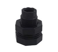 OemClima Traversee de paroi en U PVC pour tuyaux 20-110mm, Noir, Polychlorure de vinyle, Passe-paroi en U PVC pour tuyaux, Raccord de tuyauterie, DN20 - ID25mm, Union
