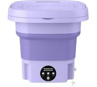 OEMG Mini Machine Laver Pliante 8L Violet Violet Lumire Strilisation Portable Sous-Vtements Machin MINI LAVE-LINGE - MINI MACHINE