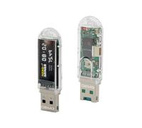 OEMGMINER NerdMiner V2 Clé USB T-Dongle S3 Hashrate 70-75 Kh/s avec écran BTC Crypto Solo Loterie avec faible consommation d'énergie Connexion WiFi