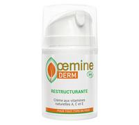Naturelle Oemine Derm Restructurante Biologique Crème Aux Vitamines Naturelles A, C Et E Flacon 50ml