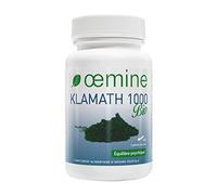 Oemine Klamath Bio 1000mg - Complément Alimentaire 60 Gélules - Vitamine A, B1, B2, B3, B5, B6, K - Pure Algue de Klamath Bio - Vegan - Vitalité & Énergie - Fabriqué en France
