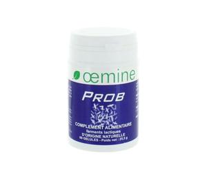 Oemine Probiotique Vegan 60 gélules - Probiotique Flore Intestinale et Vitamine C Pour Soutenir Système Immunitaire - Ferments Lactiques - Complément Alimentaire Efficace - Fabriqué en France