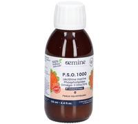 Oemine PSO 1000 Fort - Complément Alimentaire 125 ml - Létiche Marine, Oméga 3 EPA et DHA sous forme phospholipides - Riche en Acides Gras, Source de Choline - Fabriqué en France
