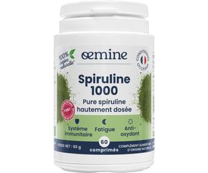 Oemine Spiruline 1000mg Comprimés 60
