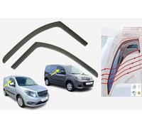 OEMM Lot de 2 déflecteurs d'air de type canal compatibles avec Renault Kangoo et Mercedes Benz Citroën 2007 à 2021