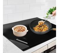 Oemmn 52 x 78 cm - Grand tapis de protection contre l'induction - Isolation thermique - En silicone - Antidérapant - Anti-rayures - Pour la cuisson, l'induction - Tapis anti-éclaboussures de table
