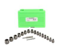 OEMTOOLS 23700 Lot de 18 extracteurs d'écrous et de boulons à chocs arrondis SAE et métriques