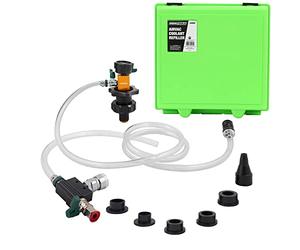 OEMTOOLS 24444 Kit de Remplissage de système de Refroidissement, 5 adaptateurs, élimine l'air piégé, Teste Les conduites de Chauffage et de Chauffage pour Les fuites, Outil de Remplissage sous Vide,