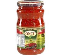 Öncü Pâte à poivre rouge épicé Oncu Turk Biber Salcasi Aci- Pot de 370 g