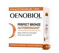 OENOBIOL PERFECT BRONZE Autobronzant - Efficace Dès Le 1Er Mois Sans Soleil Concentration De 5 Pigments 100% D'Origine Végétale Complément Alimentaire 30 Capsules Programme 1 Capsule(S) pc(s)