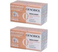 OENOBIOL - Complément alimentaire DERMA EXPERT ACIDE HYALURONIQUE 420MG Anti-âge global Efficacité anti-rides et fermeté prouvée2 60 gélules végétales Capsule(S) 2x30 pc(s)