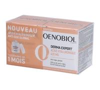OENOBIOL - Complément alimentaire DERMA EXPERT ACIDE HYALURONIQUE 420MG Anti-âge global Efficacité anti-rides et fermeté prouvée2 60 gélules végétales Capsule(S) 30 pc(s)