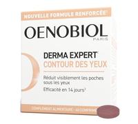 Oenobiol Derma Expert - Contour des Yeux - Nouvelle Formule Renforcée - Efficace en 14 Jours - Complément Alimentaire - 60 Comprimés