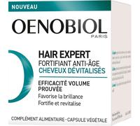 Oenobiol Hair Expert Fortifiant Anti-Âge Complément Alimentaire Cheveux Dévitalisés 30 Capsules