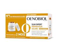 Oenobiol Préparateur solaire Peau sensible – Protection cellulaire renforcée – 2x30 capsules 2 mois