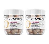 Oenobiol Solaire 2 en 1 Lot de 2 x 60 gummies