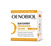 OENOBIOL Sun Expert Anti-Âge - Préparateur solaire - Programme 1 mois | Efficacité anti-âge prouvée - Protection cellulaire renforcée - Favorise un hâle intense et éclatant - 30 capsules