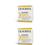 OENOBIOL - SUN EXPERT Préparateur Solaire 3en1 Complément alimentaire NOUVEAU-Triple action- Protection cellulaire1 Hâle intense2 Anti-âge global3- Prouvé cliniquement 30 capsules végétales Capsule(S)