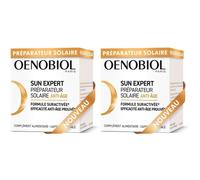 OENOBIOL SUN EXPERT Préparateur Solaire Anti-Âge - Efficacité prouvée Protection cellulaire renforcée2 Favorise un hâle intense et éclatant Complément Alimentaire 30 capsules 1 mois 2x30 pc(s)