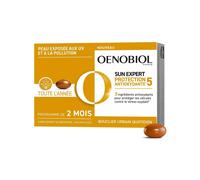 Oenobiol Complément alimentaire Sun Expert – Protection antioxydante pour la peau – 60 capsules