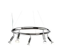 Örsjö Belysning Spot plafonnier Star round 5 Ø60 cm Laiton nickelé