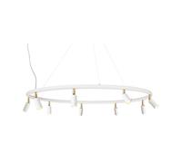 Örsjö Belysning Suspension et applique ronde Starlight Ø100 cm Laque structurée blanche RAL 9016
