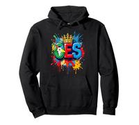 OES Queen Crown Aquarelle Drip Order of The Eastern Star Sweat à Capuche