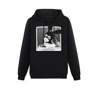 oeste Men's Cotton Hoodies Pullover Long Sleeve Sweatshirts Ariana Custom Art Long Sleeve Sweatshirts Black 3XL