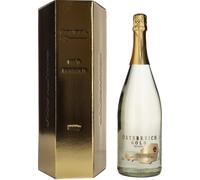 Österreich Gold 9626 Bergland Vin Mousseux Fait avec 23 Kl Feuille d'Or 1,5 L