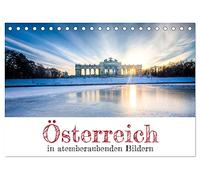 Österreich in atemberaubenden Bildern (Tischkalender 2026 DIN A5 quer), CALVENDO Monatskalender: Österreichs wunderschöne Landschaften und Städte zu allen vier Jahreszeiten.
