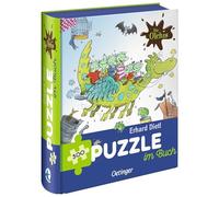 Oetinger Die Olchis. Puzzle im Buch. Feuerstuhl. 300 Teile, Format 48 x 34 cm