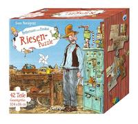 Oetinger Pettersson und Findus. Riesen-Puzzle. Petterssons Tischlerschuppen. 42 Teile, Gesamtgröße 104 x 86 cm: Petterssons Tischlerschuppen