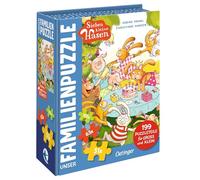 Oetinger Sept Petits Lapins Notre Puzzle Familial, Jaune