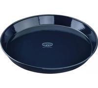 Oetker Ø 30 cm BACK-LIEBE EMAILLE, Plaque à gâteaux avec vitrification émaillée résistante aux coupures et aux rayures, moule pour pizza et gâteaux (couleur : bleu)