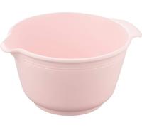 Oetker 3 L, Bol mélangeur de la série "Modern Baking - Retro Design", bol en plastique résistant aux chocs (couleur : rose pastel) - lavable au lave-vaisselle