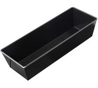 Oetker 30 cm, moule à cake royal avec revêtement anti-adhésif, moule de haute qualité, moule à cake carré en tôle noire affinée