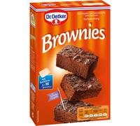Oetker Mélange pour Brownies avec moule pour 16 Brownies 456g
