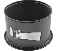 Oetker Moule à charnière à bord extra haut Ø 18 cm Back-Freude Classic, moule à gâteau avec revêtement anti-adhésif, moule à gâteau de qualité en tôle d'acier (couleur : noir)