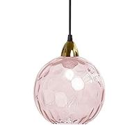 OEUBEQ Plafonnier Style Nordique, Abat-Jour en Verre teinté, éclairage Suspendu, diamètre créatif 20 cm/7,8 Pouces, Lustre de décoration Simple, Mini Lampe Suspendue en Verre soufflé à la