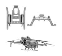 Oeudire Jambe de Train d'atterrissage for Mini4 Pro, Hauteur augmentée de 20 mm, Design Fendu, Support d'accessoires de Drone léger, Extension de Hauteur à dégagement Rapide