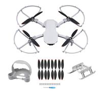 Oeudire Kit de 4 hélices for Mavic SE/Mini 4K/Mini Fly More Combo : Protection d'hélices, Support de Train d'atterrissage, 16 pales.