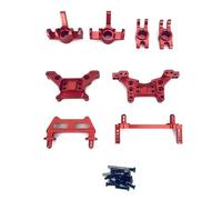 Oeudire Mise à Niveau des pièces de Rechange en Alliage d'aluminium, Supports de Choc 16170 16180 compatibles avec la Voiture RC H16BM H16GT H16DR H16(8PCs Set)