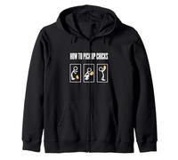 Oeuf Amusant pour Chien « How to Pick Up Chicks » Sweat à Capuche