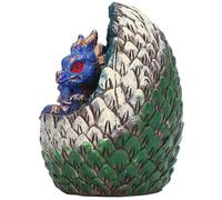 Oeuf de dragon,Statue de dragon,Figurines de dragon,Ornements de dragon,Dragon de jardin,Oeuf de dragon en résine