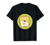 Oeuf de Pain grillé à l'avocat Mignon Sandwich endormi drôle câlin Kawaii T-Shirt