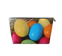 Oeuf de Pâques coloré Moderne, Trousse de Toilette Trousse de Maquillage Sac à cosmétiques Trousse de Toilette de Voyage Portable