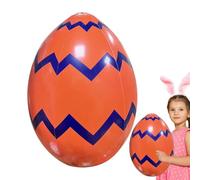 Oeuf de Pâques gonflable en plein air | Décorations de Pâques pour patio et jardin | Œufs géants de 40,6 cm avec joli design, explosions de joyeuses Pâques, accessoires festifs pour le