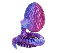 Oeuf de Serpent imprimé en 3D - Animaux imprimés en 3D Mignons | Dragon Egg Fidget Toys, Jouet de mobilité articulaire pour et Adultes | Décor de Bureau à Domicile exécutif, décoration de Bure